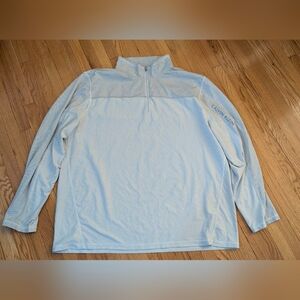 Calvin Klein Light Gray Quarter-Zip Pullover